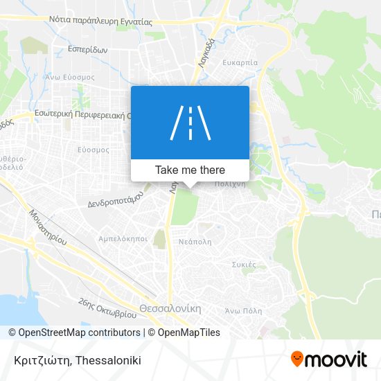 Κριτζιώτη map