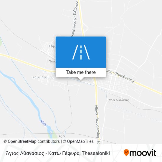 Άγιος Αθανάσιος - Κάτω Γέφυρα map