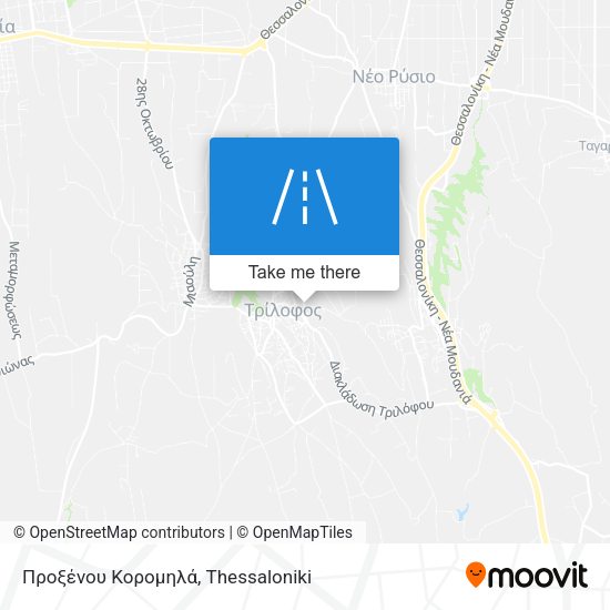 Προξένου Κορομηλά map