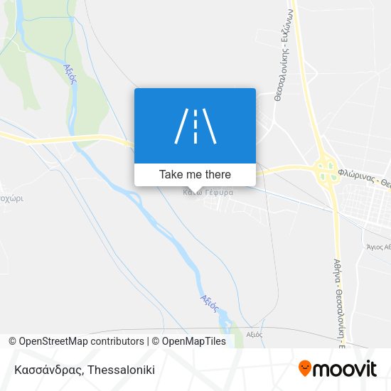 Κασσάνδρας map