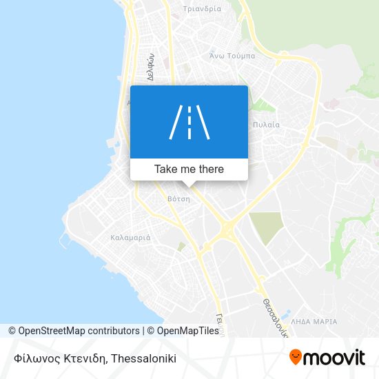 Φίλωνος Κτενιδη map