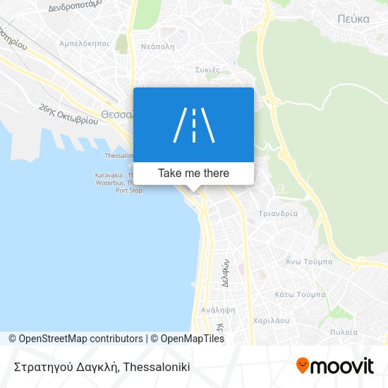 Στρατηγού Δαγκλή map
