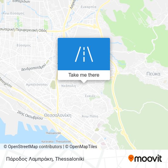 Πάροδος Λαμπράκη map