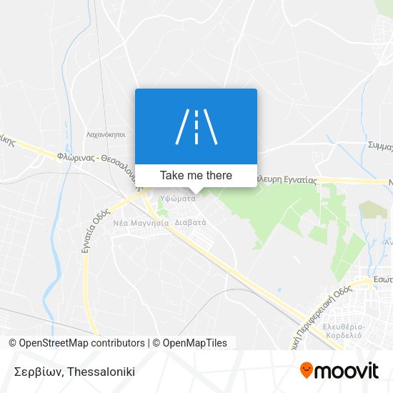 Σερβίων map