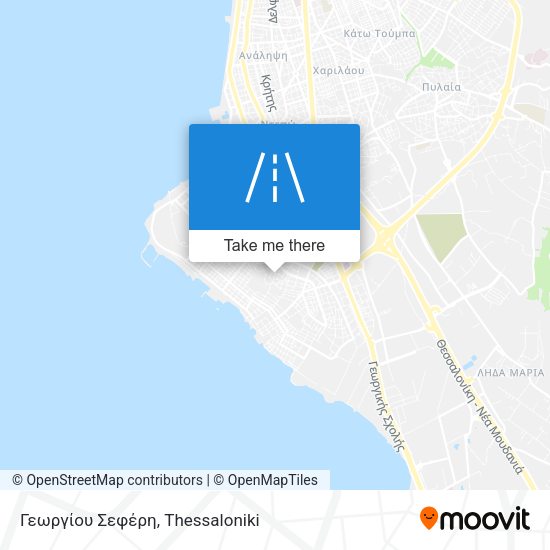 Γεωργίου Σεφέρη map