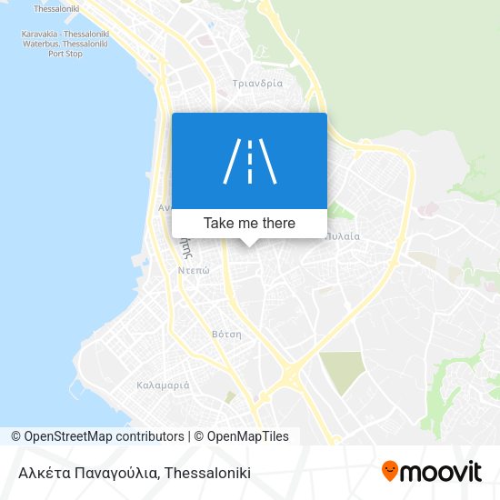 Αλκέτα Παναγούλια map