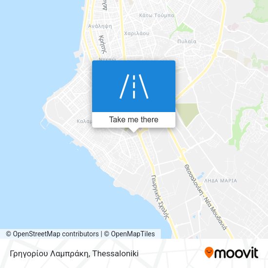 Γρηγορίου Λαμπράκη map