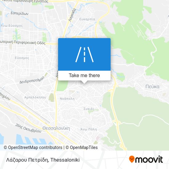 Λάζαρου Πετρίδη map