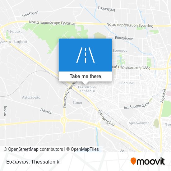 Ευζώνων map