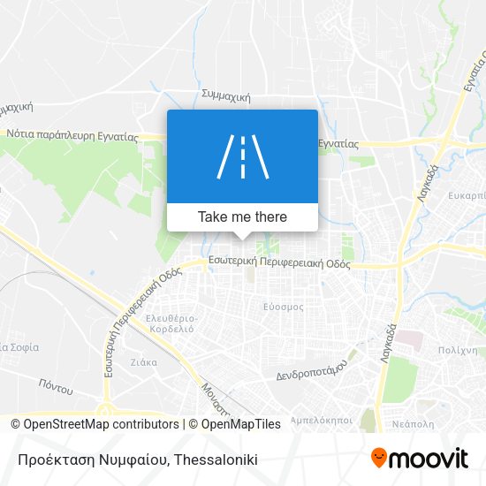 Προέκταση Νυμφαίου map