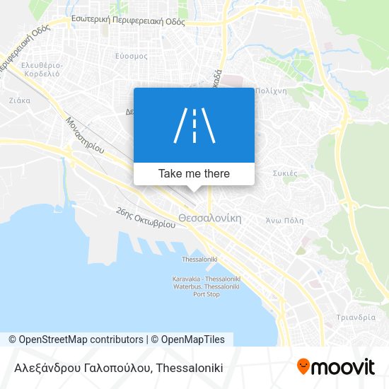 Αλεξάνδρου Γαλοπούλου map
