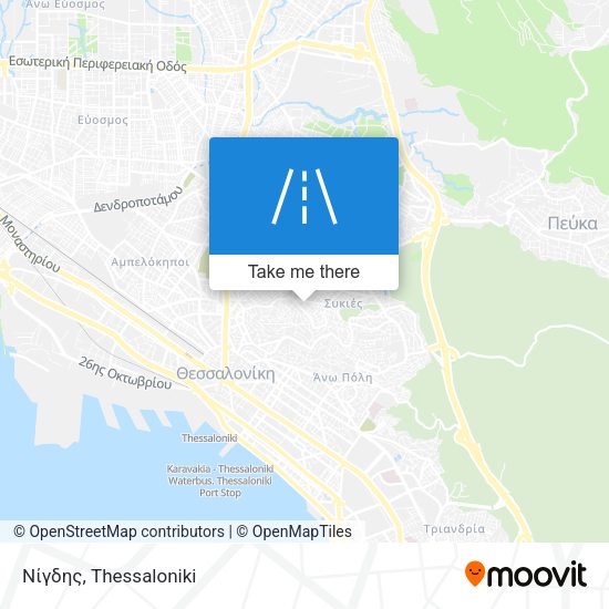 Νίγδης map