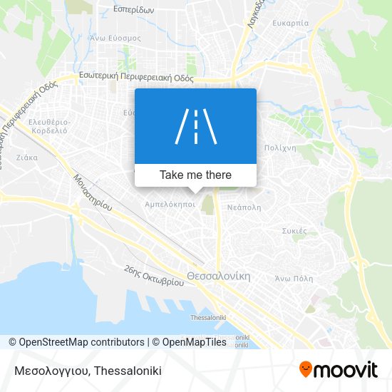 Μεσολογγιου map