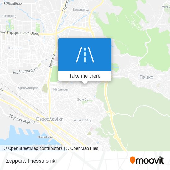 Σερρών map