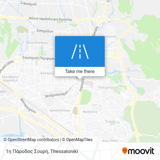 1η Πάροδος Σουρή map
