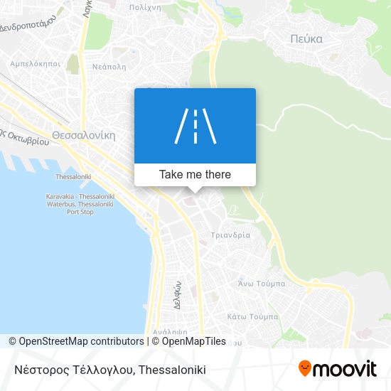 Νέστορος Τέλλογλου map