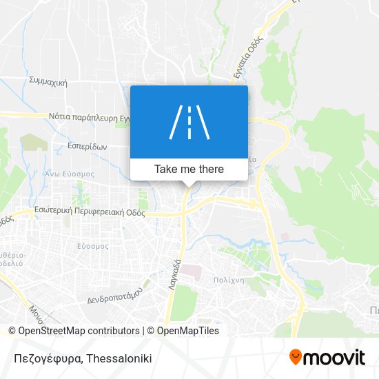 Πεζογέφυρα map