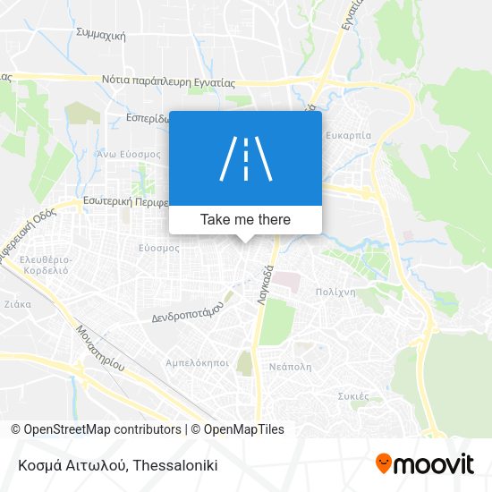 Κοσμά Αιτωλού map