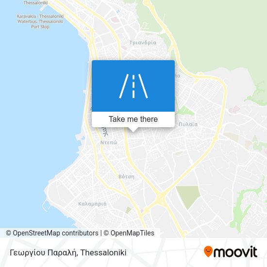 Γεωργίου Παραλή map