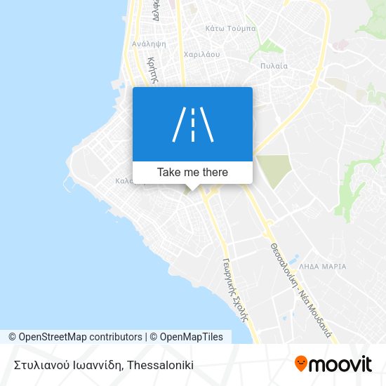 Στυλιανού Ιωαννίδη map