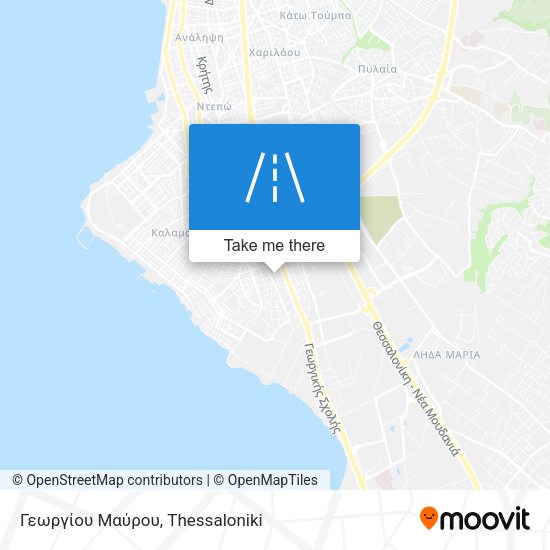 Γεωργίου Μαύρου map