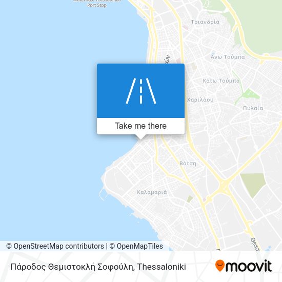 Πάροδος Θεμιστοκλή Σοφούλη map