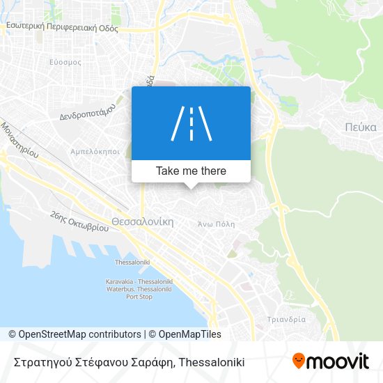 Στρατηγού Στέφανου Σαράφη map