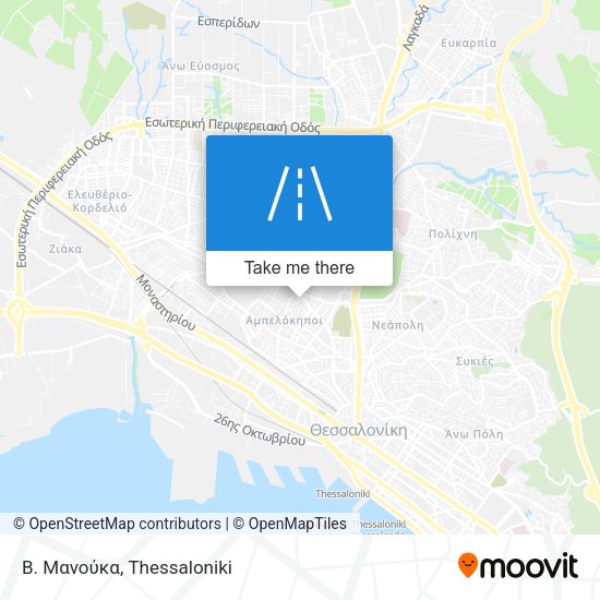 Β. Μανούκα map