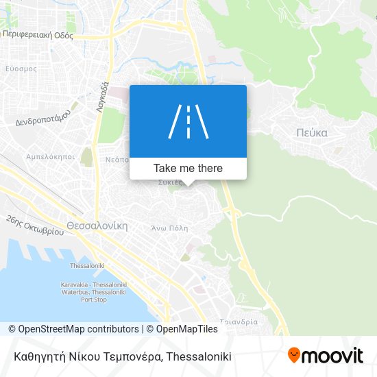 Καθηγητή Νίκου Τεμπονέρα map