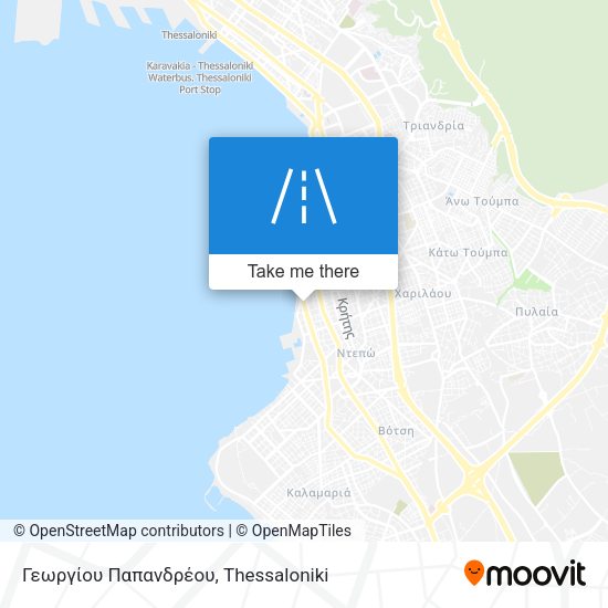 Γεωργίου Παπανδρέου map