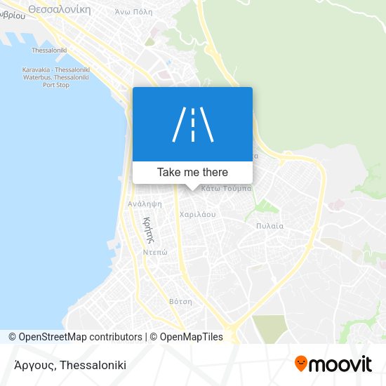 Άργους map