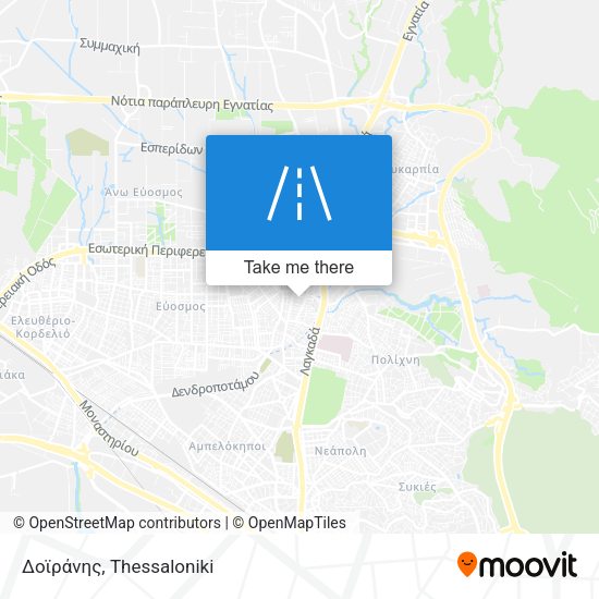 Δοϊράνης map