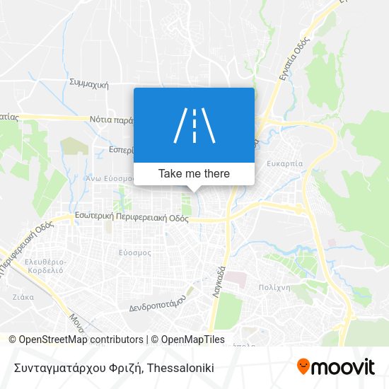 Συνταγματάρχου Φριζή map