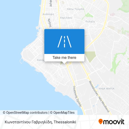 Κωνσταντίνου Γαβριηλίδη map