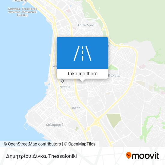 Δημητρίου Δίγκα map