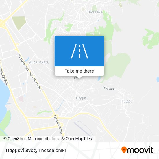 Παρμενίωνος map