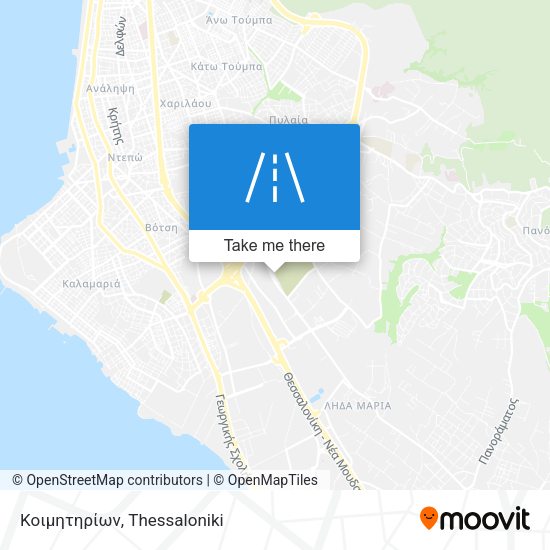 Κοιμητηρίων map