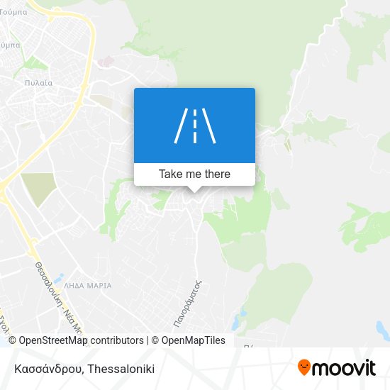 Κασσάνδρου map