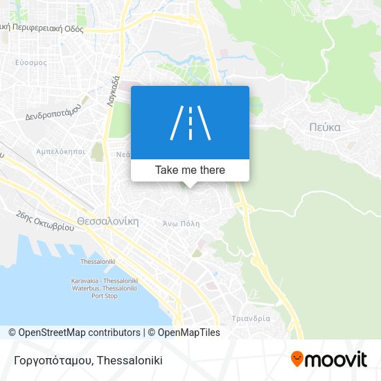 Γοργοπόταμου map