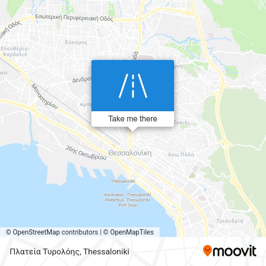 Πλατεία Τυρολόης map