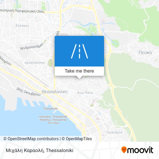 Μιχάλη Καραολή map