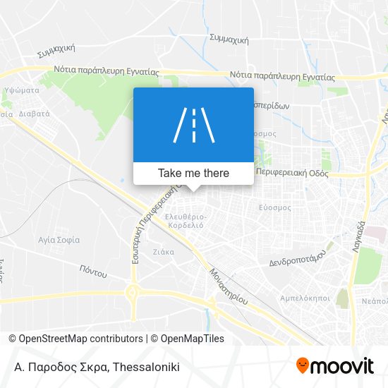 Α. Παροδος Σκρα map