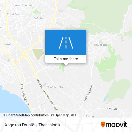 Χρήστου Γουσίδη map