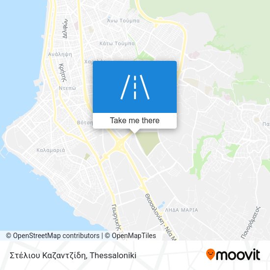 Στέλιου Καζαντζίδη map