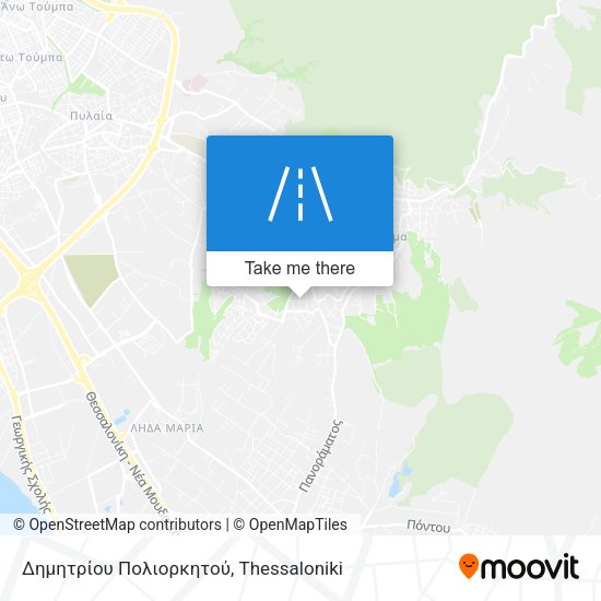 Δημητρίου Πολιορκητού map