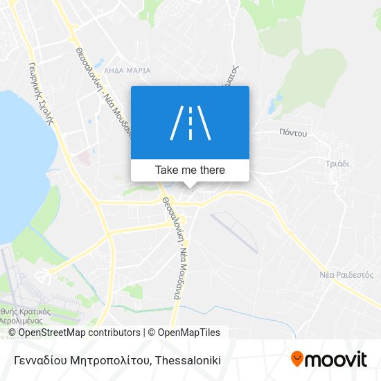 Γενναδίου Μητροπολίτου map