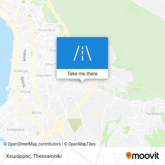 Χειμάρρας map