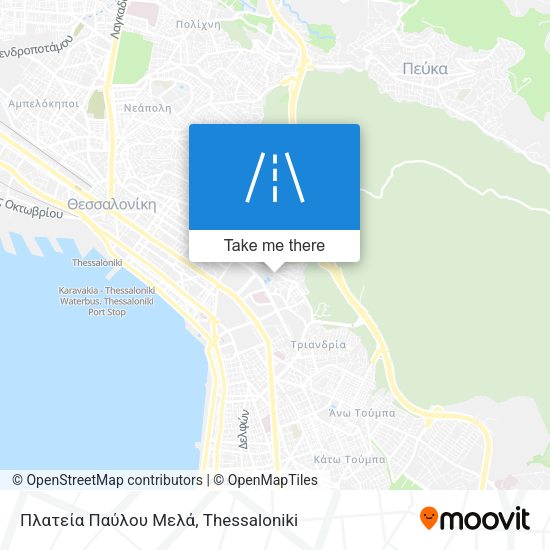 Πλατεία Παύλου Μελά map