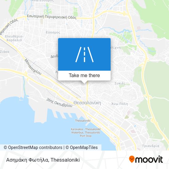 Ασημάκη Φωτήλα map