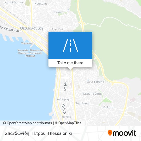 Σπανδωνίδη Πέτρου map